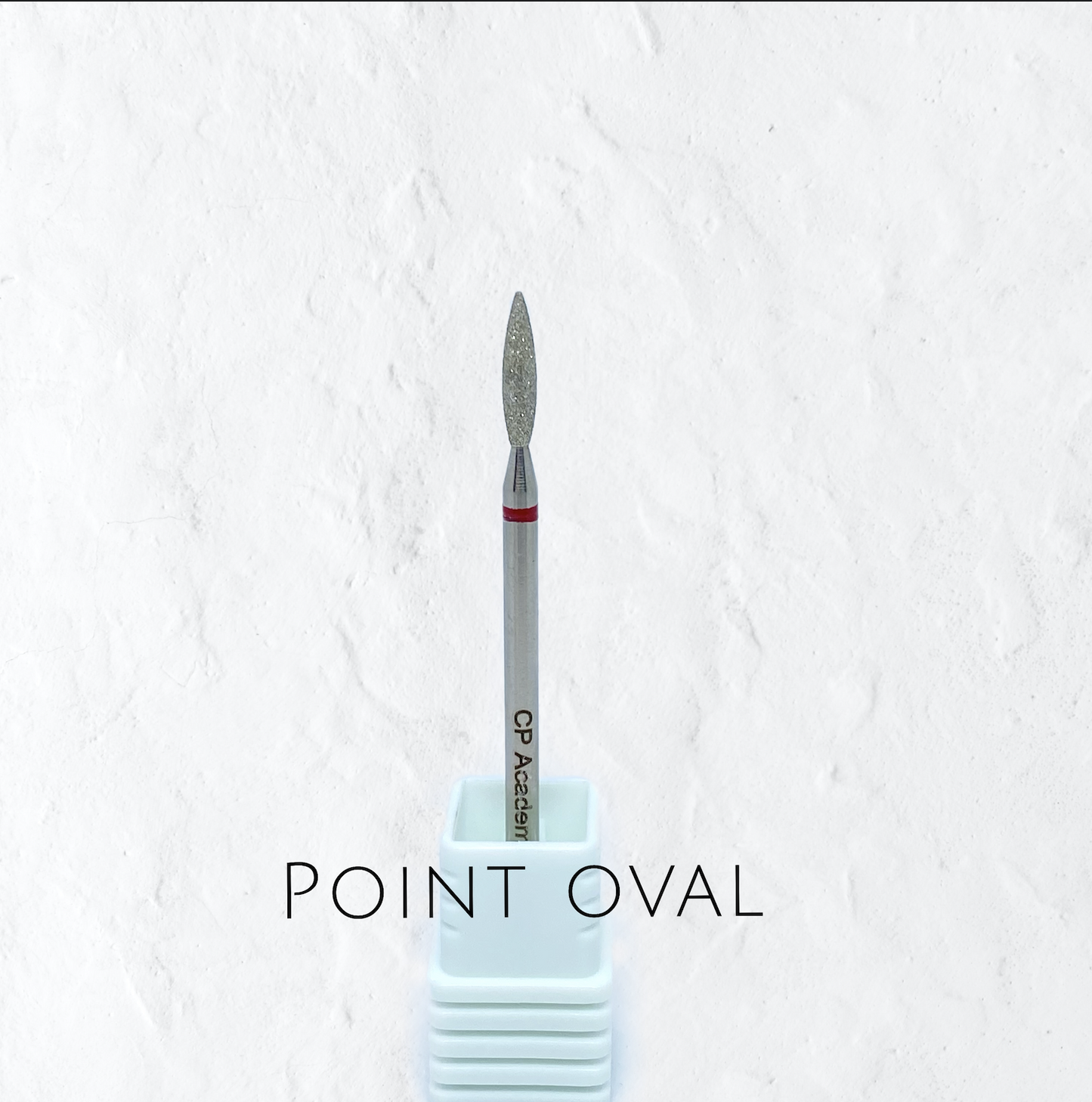 'Point Oval' Diamond Cuticle Bit - Fine