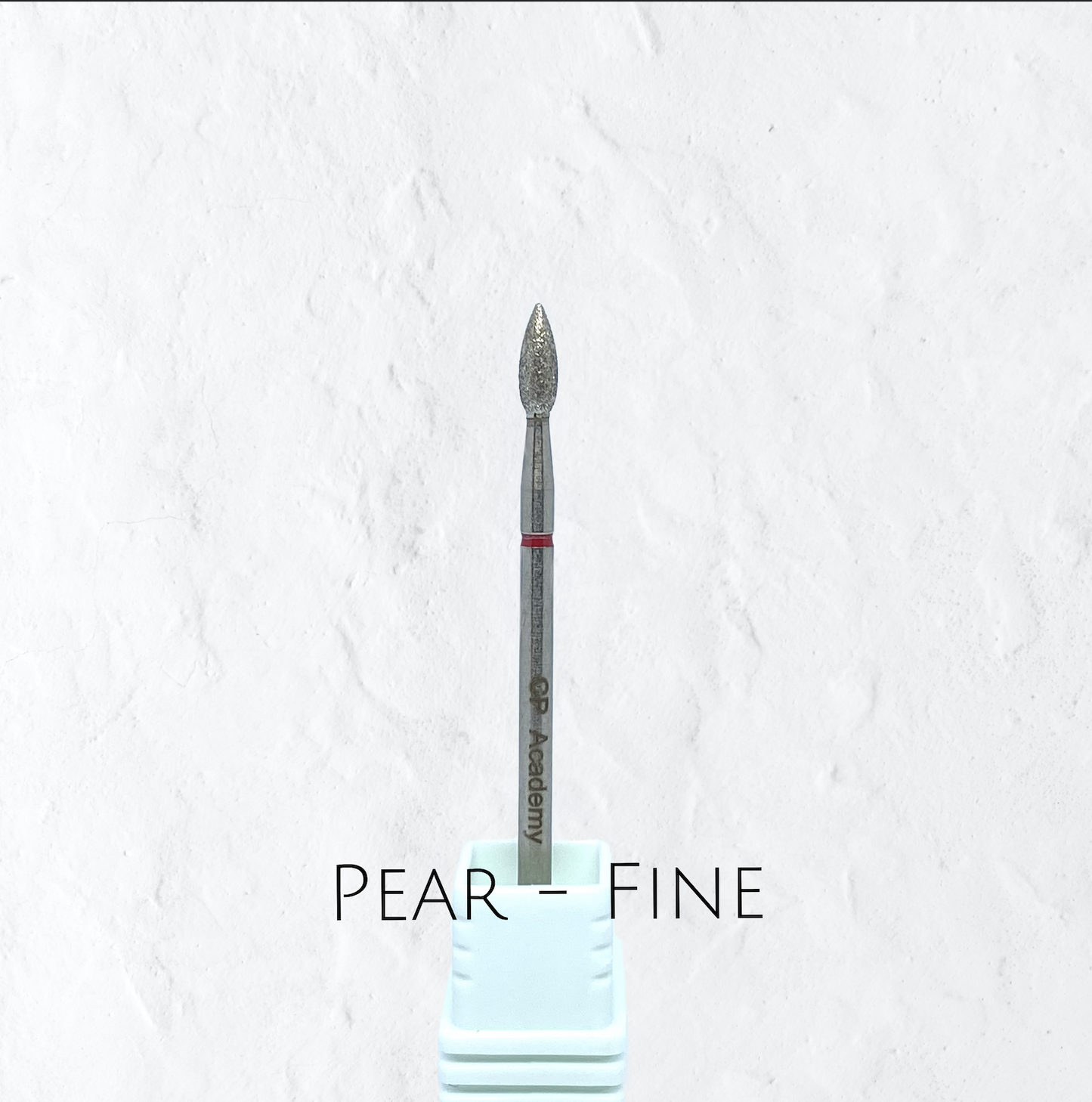 'Pear' Diamond Cuticle Bit - Fine