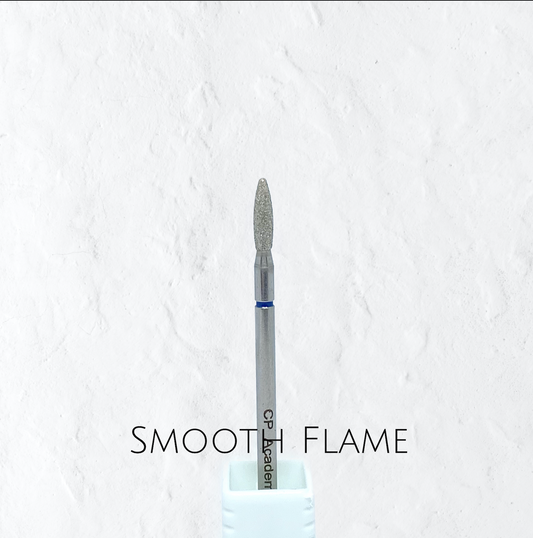'Smooth Flame' Diamond Cuticle Bit - Medium