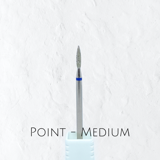 Point Medium- Diamond Cuticle Bit