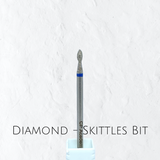 Diamond Skittles Bit- Diamond Cuticle Bit